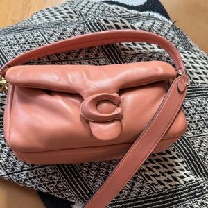 Coach Coral Leather Shoulder Bag